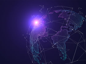 3d earth graphic symbolizing global trade illustration